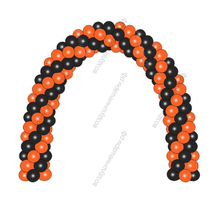 Дуга из шаров на вход к 9 мая "Георгиевская ленточка"