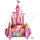 Воздушный шар (54''/137 см)  Ходячая Фигура, Сказочный Замок, Принцессы Диснея, Розовый, 1 шт.