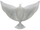 Белый голубь, 34", 86 см.