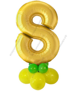 Стойка из шаров "Восьмерка" на подставке