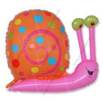 Шар с гелием  Фигура, Улитка, Фуше, 79 см.