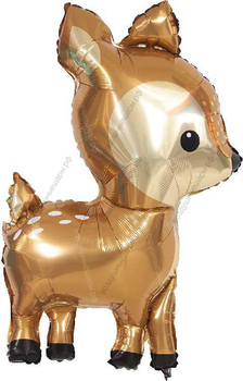 Олененок, Лесной олень шар с гелием, 104 см.