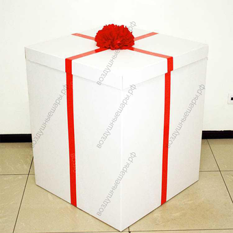 Большая коробка с букетом шаров «Калейдоскоп»