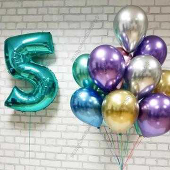 Букет "Хром" ребенку на 5 лет