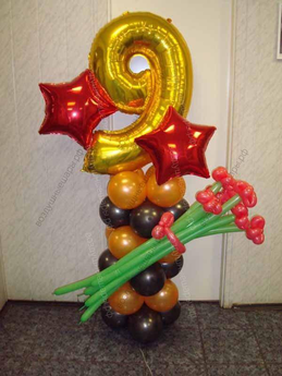 Стойка из шаров "9 мая"