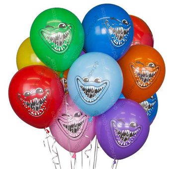 Букет гелиевых шаров Зубастики, Хаги Ваги и Киси Миси
