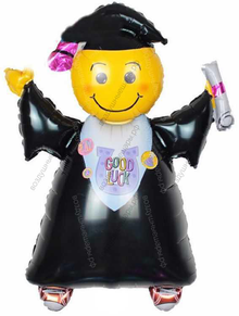 Шар с гелием  Фигура, Выпускник , 104 см.