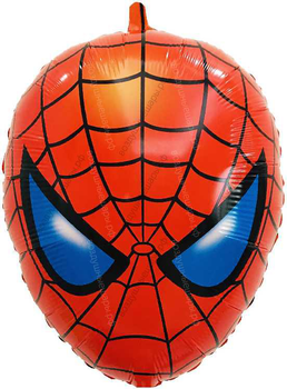 Шар с гелием  Фигура, Голова, Человек Паук, 56 см.
