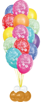 Фонтан С Юбилеем из 15 шаров