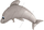Шар (40''/102 см) Фигура, Дельфин, Серый , 1 шт.