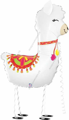 Шар ходячий Лама Альпака, Белый