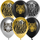 Воздушный шар (12''/30 см) Благородный тигр, Ассорти, хром, 5 ст