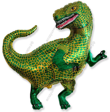Шар с гелием  Фигура, Динозавр, Тирранозавр, 84 см.