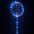 Шар- баблз Бобо светящийся светодиодный с гелием, 45 см Голубого свечения