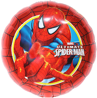 Шар гелиевый Человек Паук Питер Паркер, 46 см 