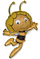 Фольгированный шар (48''/122 см) Фигура, Пчела Майя, Желтый, 1 шт.
