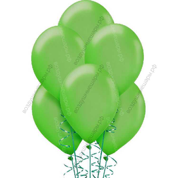 Шары Лайм металлик с гелием