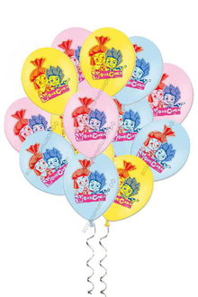 Облако из гелиевых шаров "Фиксики" для ребенка