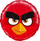 Круг, Angry Birds, Красный, 18", 46 см.