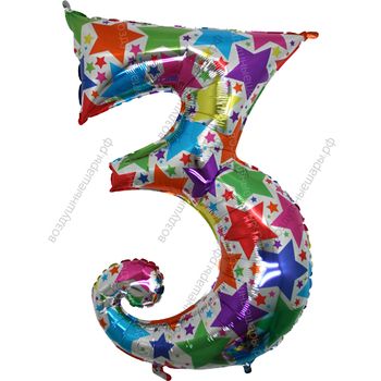 Шары цифры ОРИГИНАЛЬНЫЕ с гелием