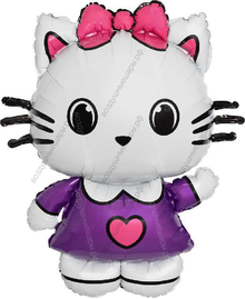 Шар с гелием Фигура, Маленькая кошечка, китти, 89 см.