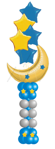 Столбик с букетом  "Новогодняя ночь"