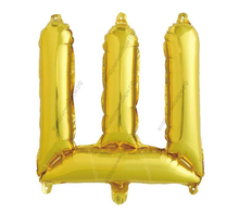 Шар- буква  "Ш" русского алфавита, надутая воздухом, 41 см