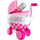 Фольгированный шар (42''/107 см) Фигура, Детская коляска для девочки 3D, 1 шт.