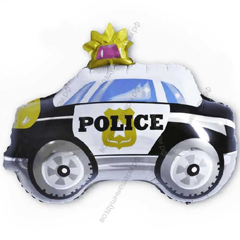 Шар с гелием  Фигура, Полицейская машина, 74 см.