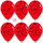 Набросок сердец, Красный (015), пастель, 5 ст, 12", 30 см.