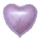 Фольгированный шар (18''/46 см) Сердце, Сиреневый, Lilac, 1 шт.