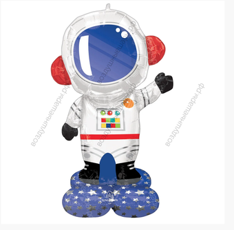 Воздушная фигура Космонавт, 124 см.
