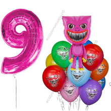 Сет из шаров с гелием с Киси Миси Шары на 9 лет девочке 