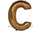 Буква "С"  золо