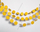 Гирлянда подвеска Круги, Желтая