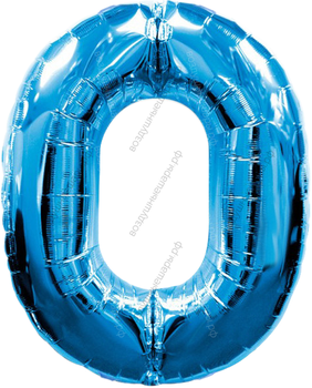 Шары цифры СИНИЕ с гелием