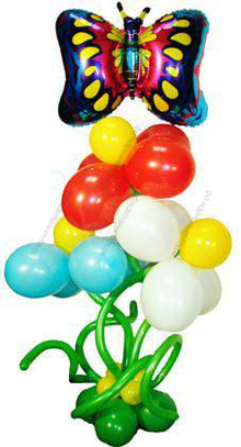 Композиция из шаров "Цветник"