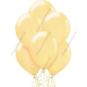 Шары Светло-желтые с гелием