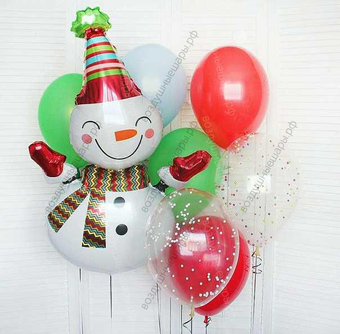 Готовое решение на Новый год "Весёлый снеговик"