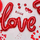 Шарик - надпись "Love" на 14 февраля, надутая воздухом