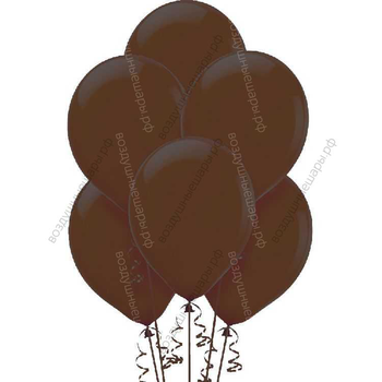 Шары цвета Шоколад с гелием