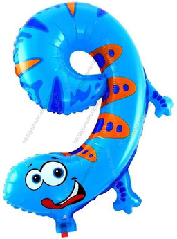 Мини- цифры Животные, надутые воздухом, не летающие, 30 см.