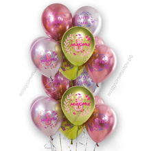 Букет гелиевых шаров на 8 марта "Весенние пожелания"