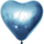 Сердце (12''/30 см) Голубой (504), хром, 25 шт.