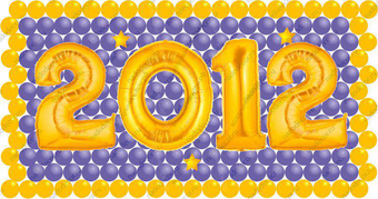 Панно новогоднее с цифрами