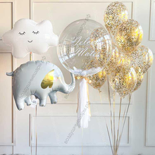 Cтильная фотозона ко дню рождения малыша "Белое золото"