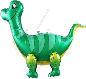 Фигура ходячая Динозавр Брахиозавр, Зеленый, 64 см