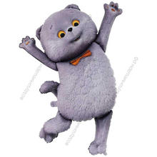 Шар воздушный Кот Басик с гелием, фигура 93 см