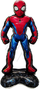 Шар 3D (59''/150 см) Фигура на подставке, Человек Паук, 1 шт. в уп., 26432