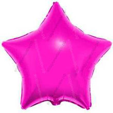 Шар с гелием  Звезда, Фуше, 46 см.